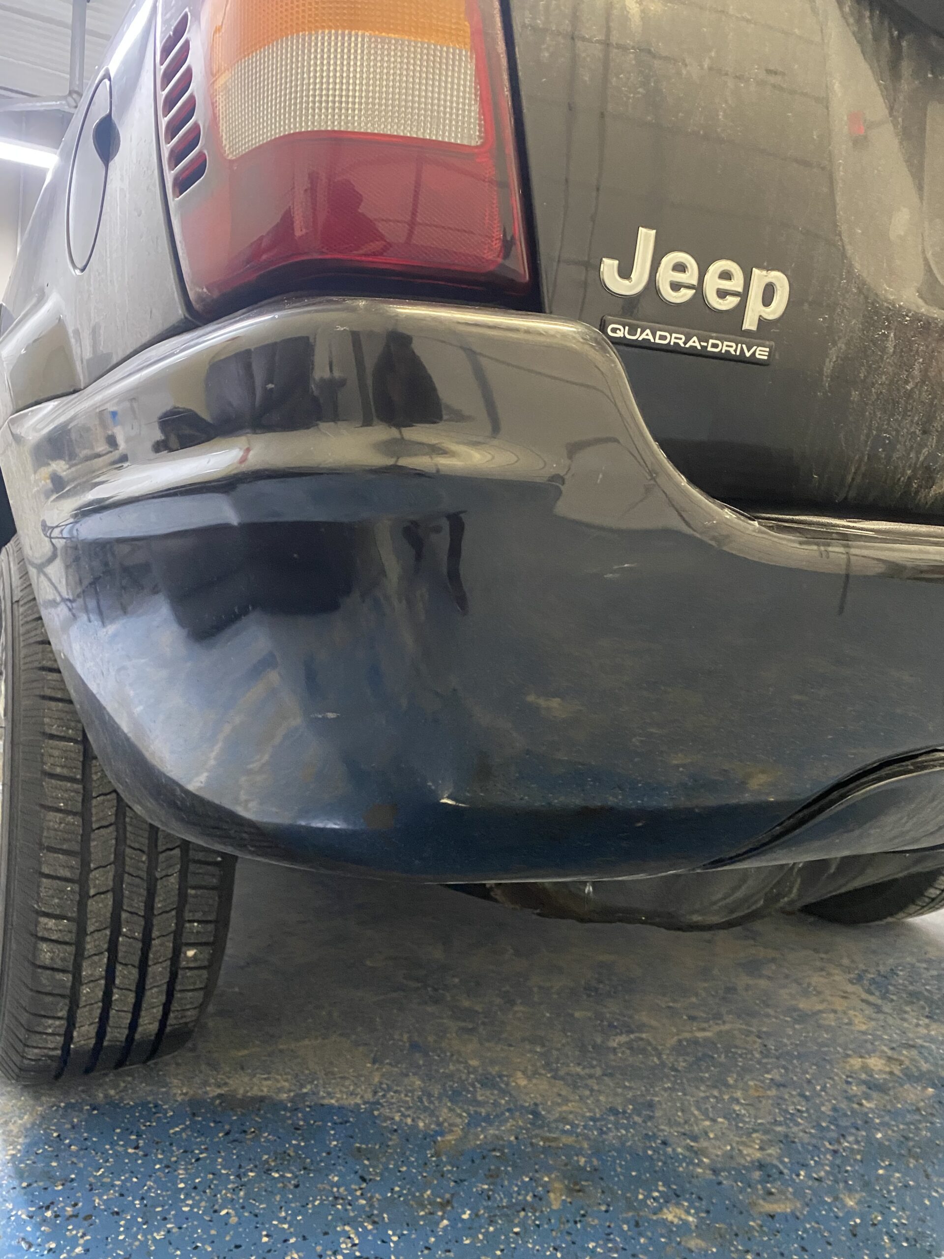Plastic bumper repair after